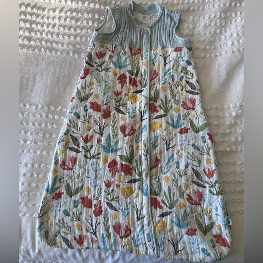 Little Unicorn Cotton Muslin Quilted Sleep Sack- Size Large (12-18mons)